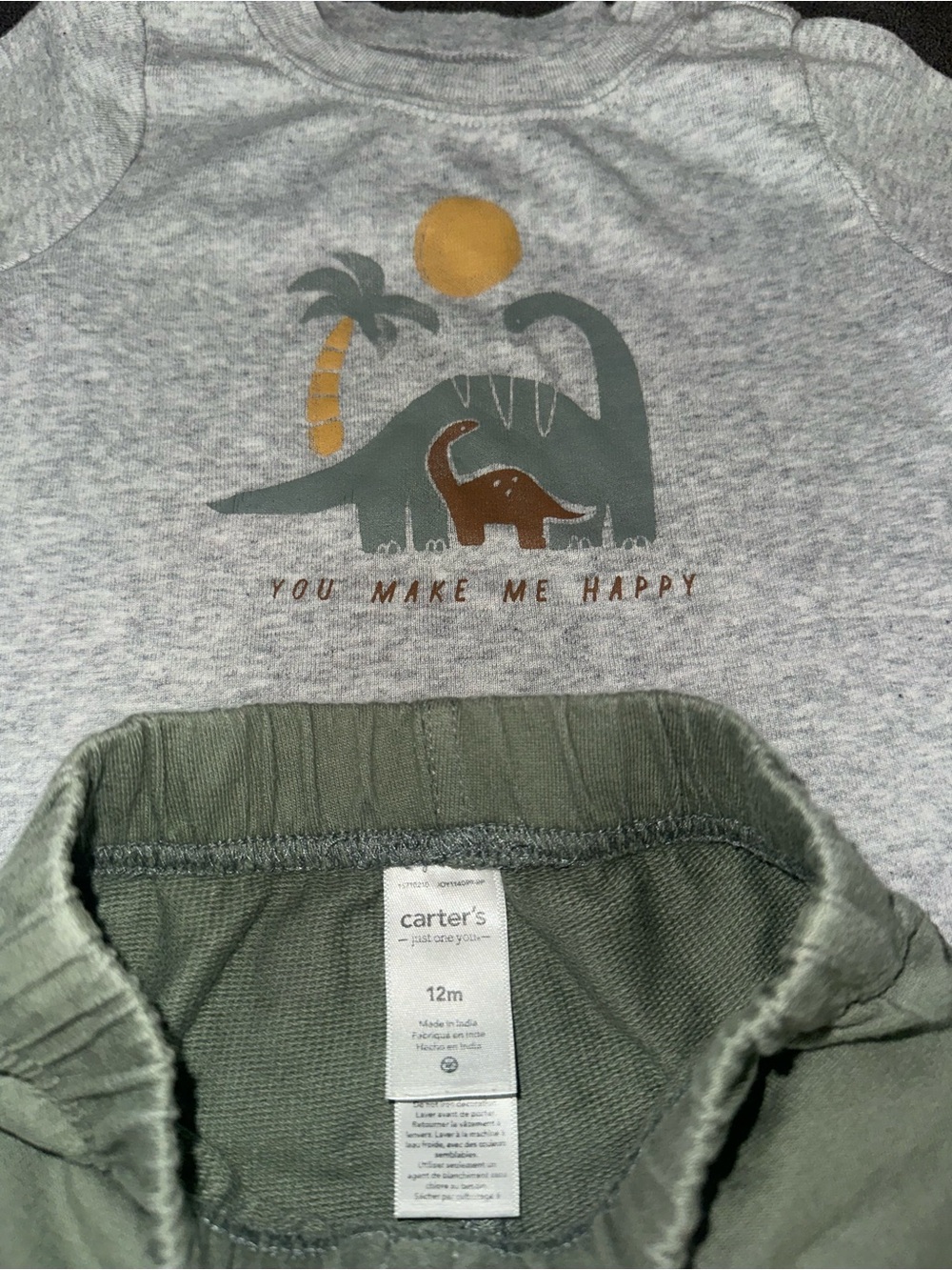 Baby Boys' Dino Top & Bottom Set - Picture 3 of 6